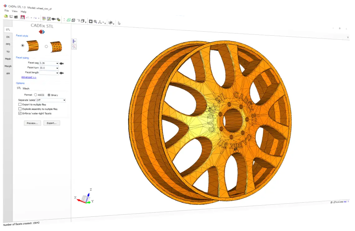 Cadfix STL Support