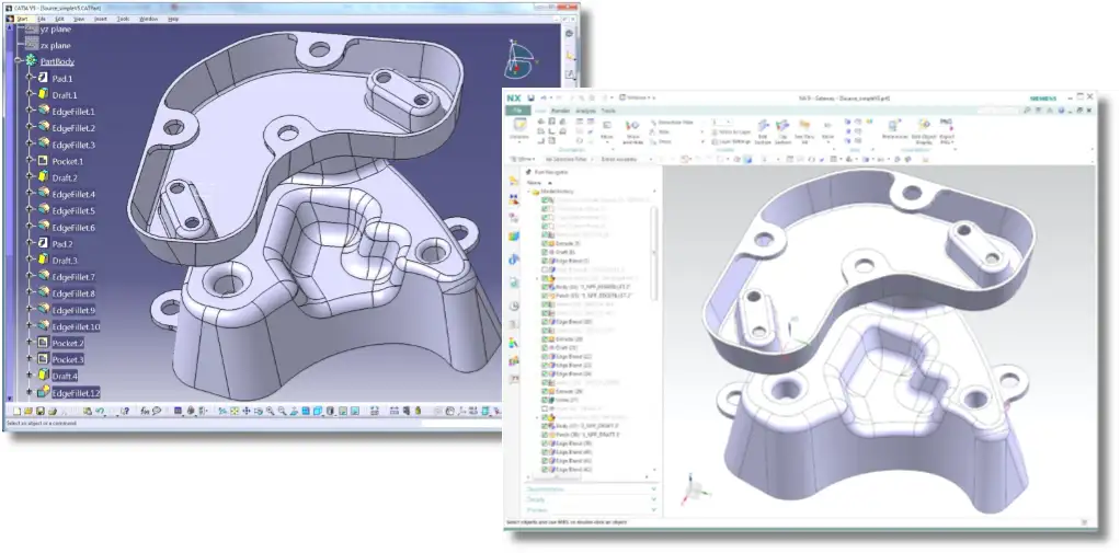 Proficiency, feature-based CAD migration