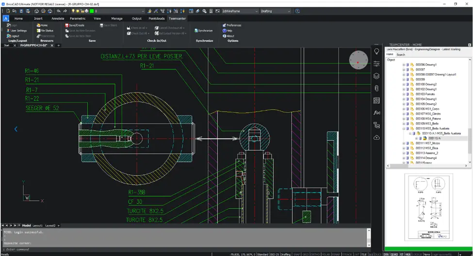 Teamcenter Integration For Bricsys Bricscad