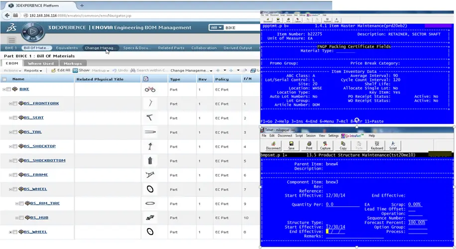 ENOVIA QAD Integration